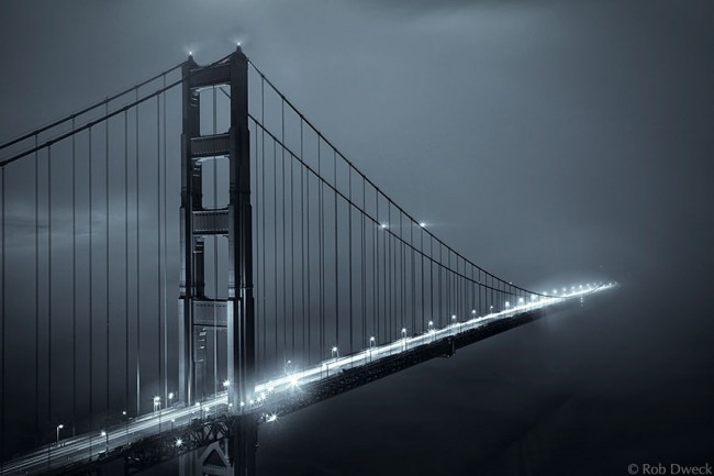 Golden Gate Bridge in Fog