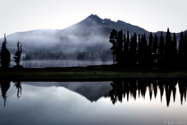Morning Fog Over Sparks Lake