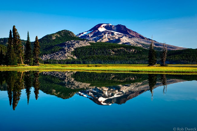 South Sister Reflected in Sparks Lake