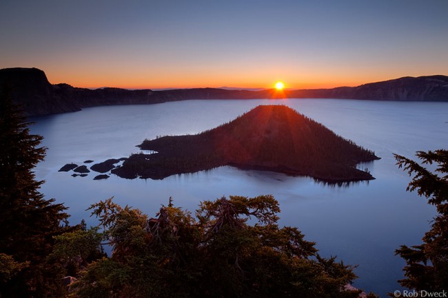 Sunrise Over Wizard Island
