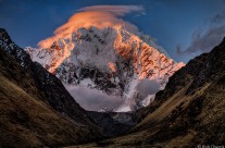 Sunset Light on Mount Salkantay