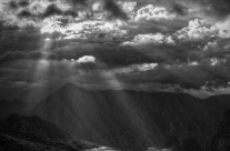Sunbeams Illuminate Machu Picchu