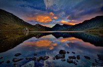 Last Light Reflected on Dove Lake