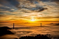 Sunrise at the Golden Gate