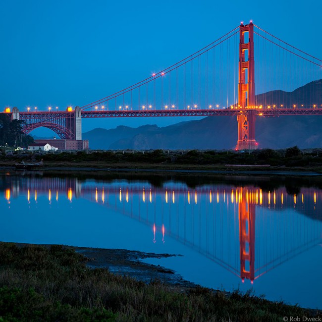 Golden Gate Reflection